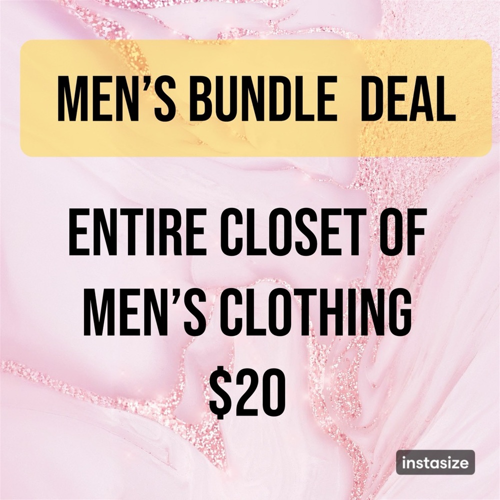 MENS BUNDLE DEAL $20